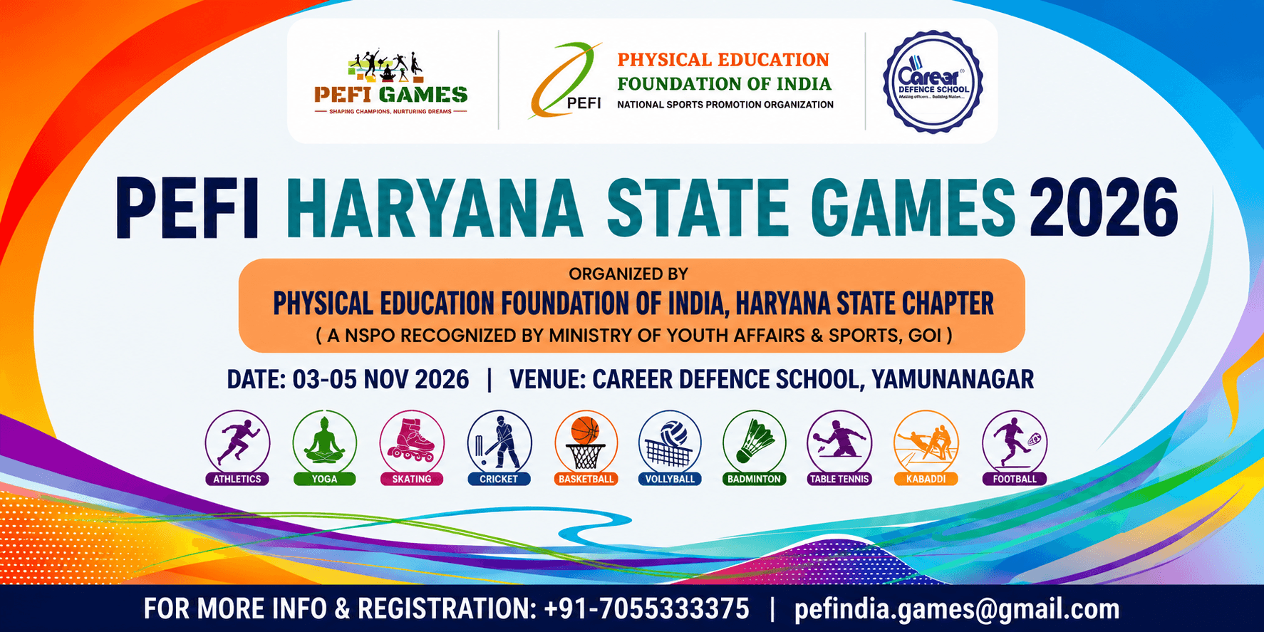PEFI Haryana State Games 2026
